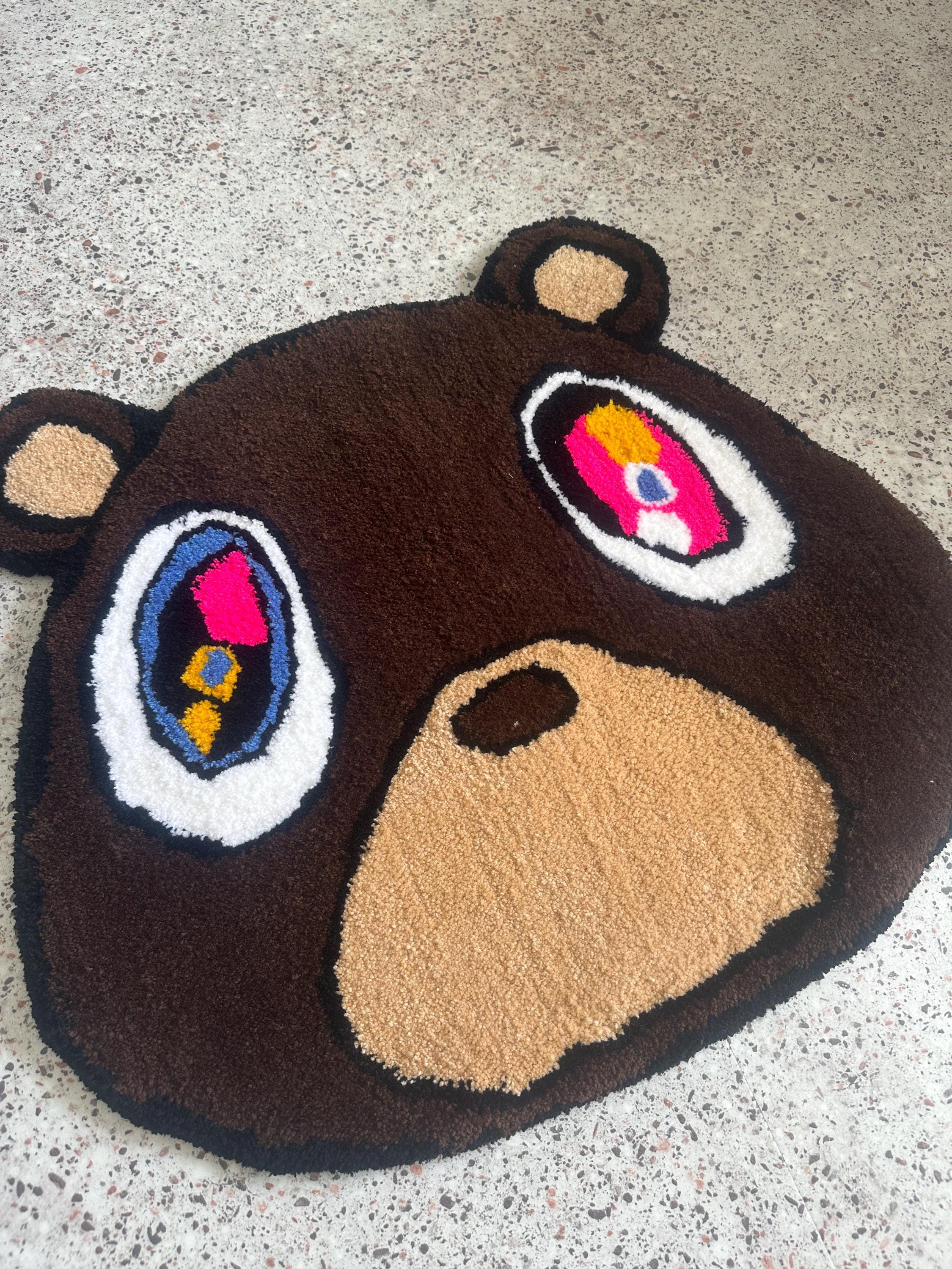 Kanye West Rug, Handmade Tufted Area Rug, Hip Hop Rapper Wall Art ...