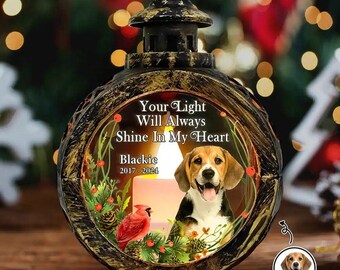 Lanterna commemorativa personalizzata per animali domestici, lanterna commemorativa personalizzata con foto del cane, regalo di condoglianze per la perdita di un animale domestico, decorazione notturna a forma di gatto