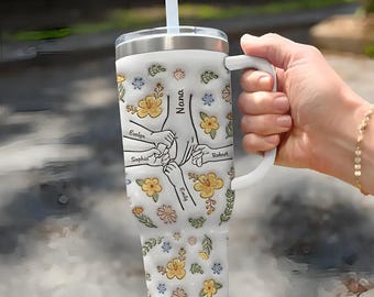 Custom "We Are Born of Love" 40oz Tumbler: Personalized Mother’s Day Gift