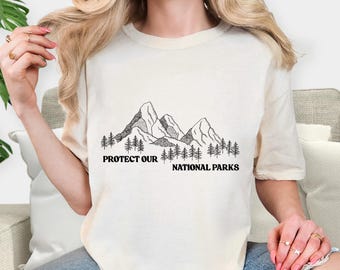 Comfort Colors National Park Shirt: Vintage Environmental Tee