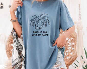 Comfort Colors National Park T-Shirt: Vintage Environmental Tee