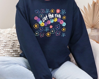 Eat The Rich Caterpillar Shirt: Book Lover Gift Tee