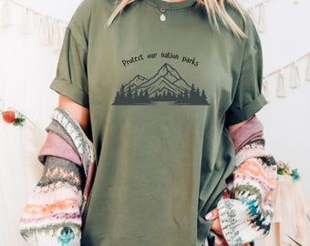 Comfort Colors National Park T-Shirt: Vintage Environmental Tee