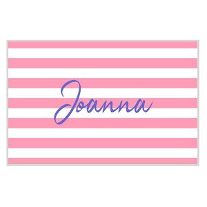 Personalized placemat Reversible Laminated Placemat Kid's Placemat Gift Placemat