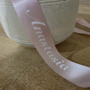Personalised name ribbon- perfect for gift wrapping