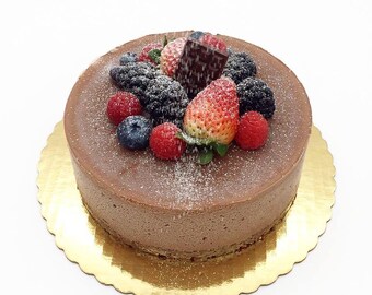 Chocolate Soufflé Cake (Organic, Raw, Vegan, Paleo, Gluten-Free, Dairy-Free, Sugar-Free) ***Los Angeles area ONLY***