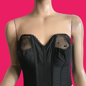 Black 60s Bustier image 1