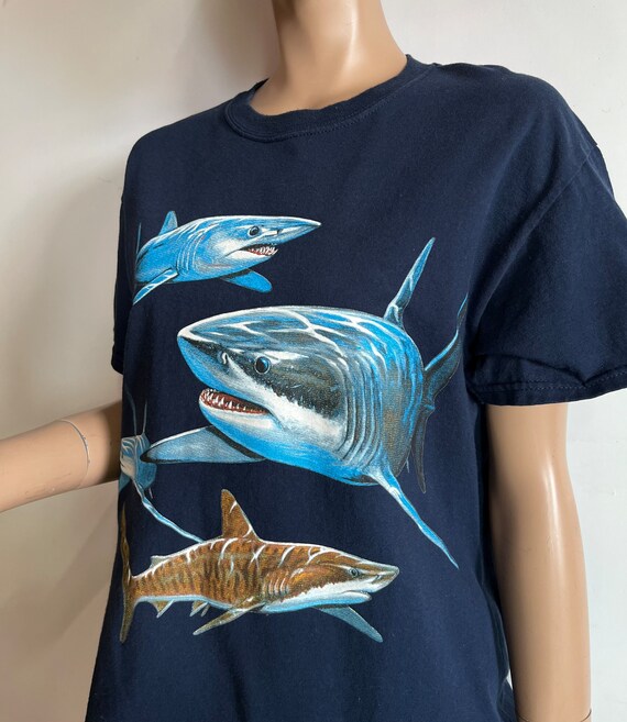 80s Shark T Shirt - image 6