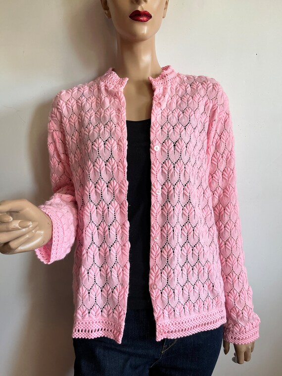 Vintage 2000s pink cardigan top