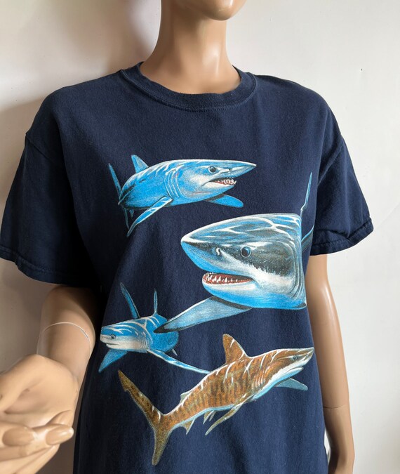 80s Shark T Shirt - image 8