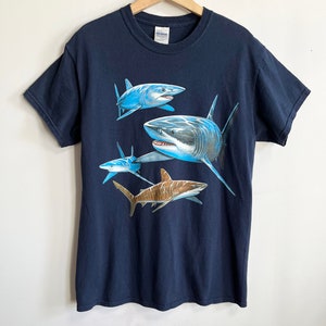 80s Shark T Shirt image 3