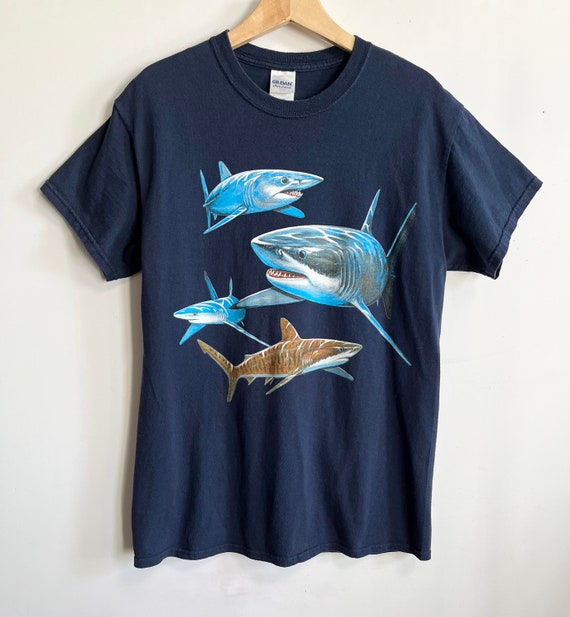 80s Shark T Shirt - image 3