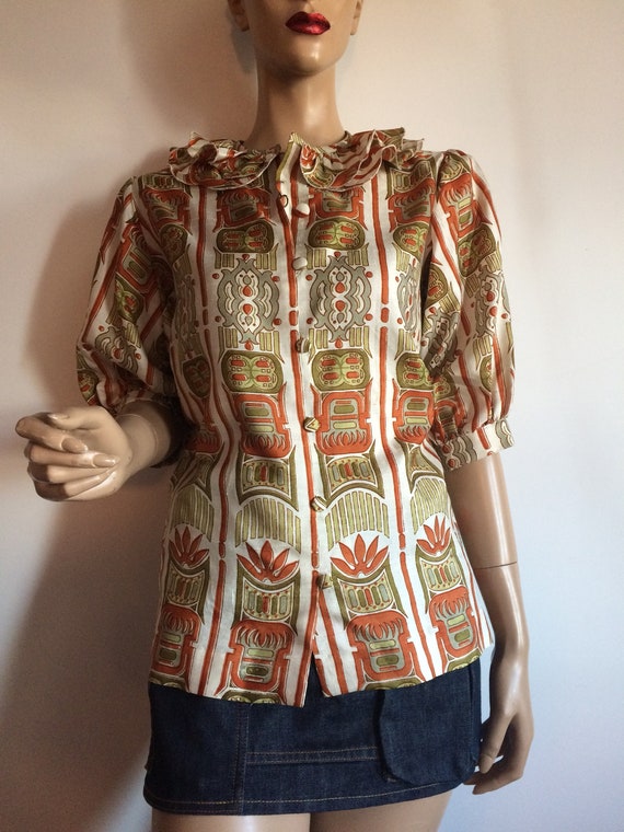 Silk 70s Blouse