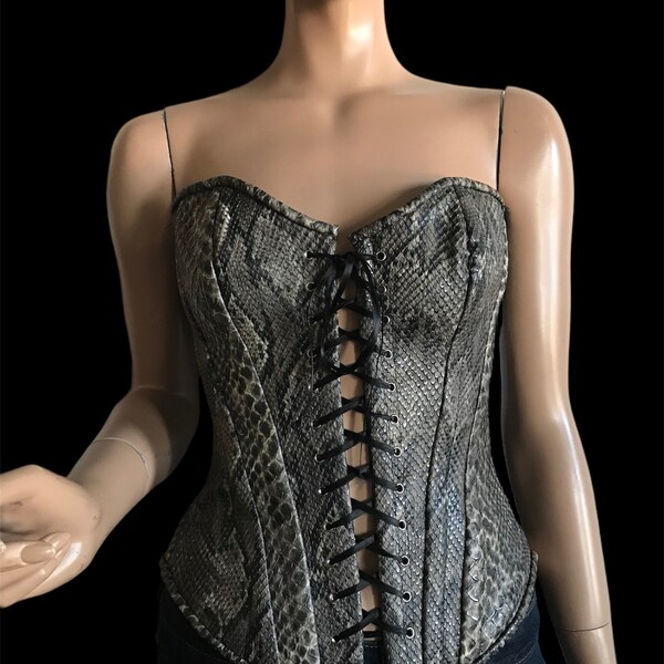 Snakeskin  Buckle corset s main image 0