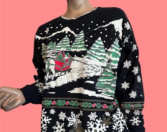 Christmas Winter Scene Sweatshirt