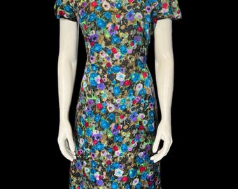 Silk Floral Dress