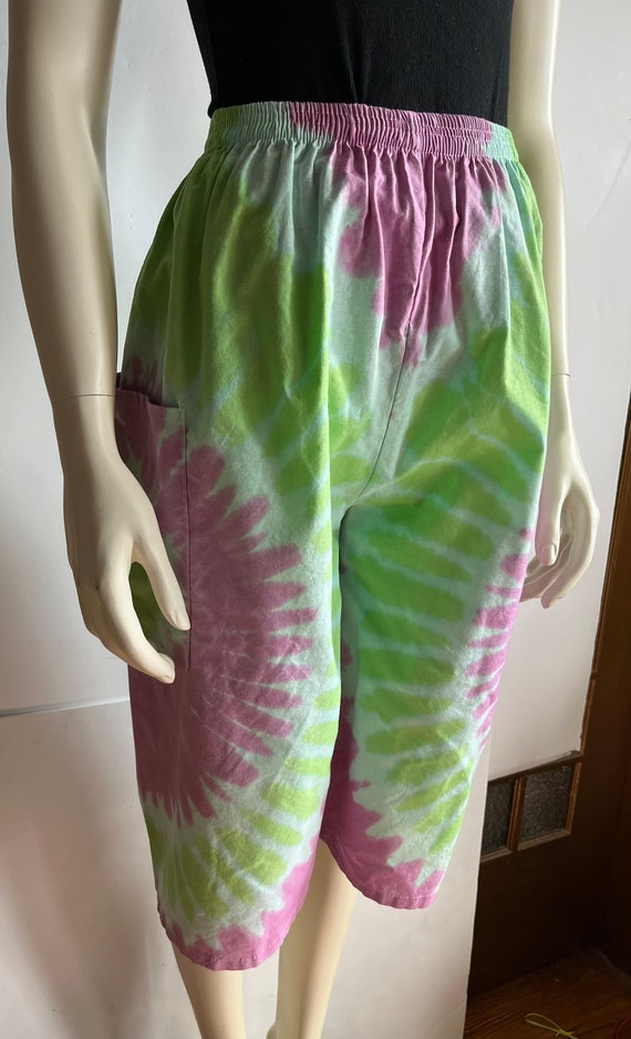 Small Tie Dye Shorts - image 4