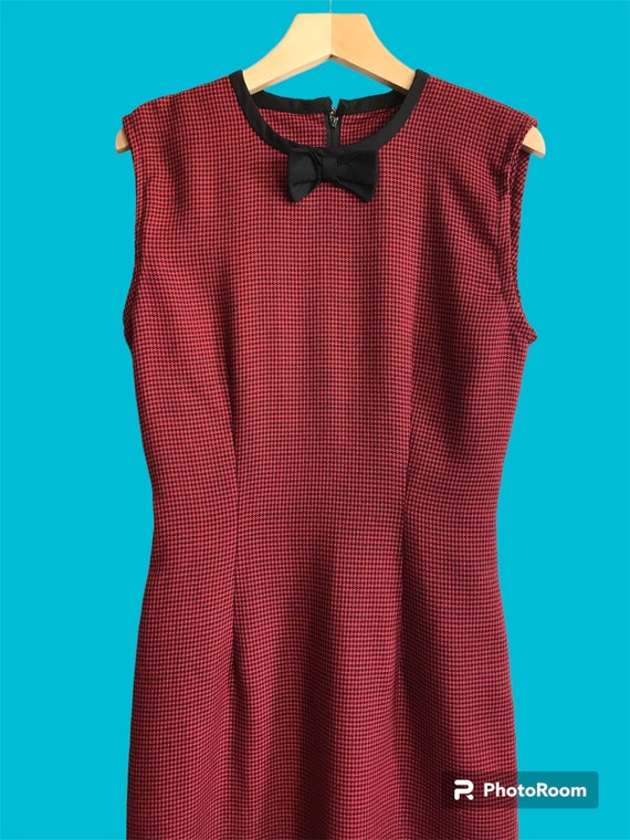red casual mini dress PRETTYGARDEN Womens Long Sleeve Mini Dress Fall Crewneck Ribbed Knit S