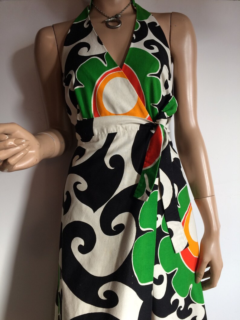 60s wrap dress
