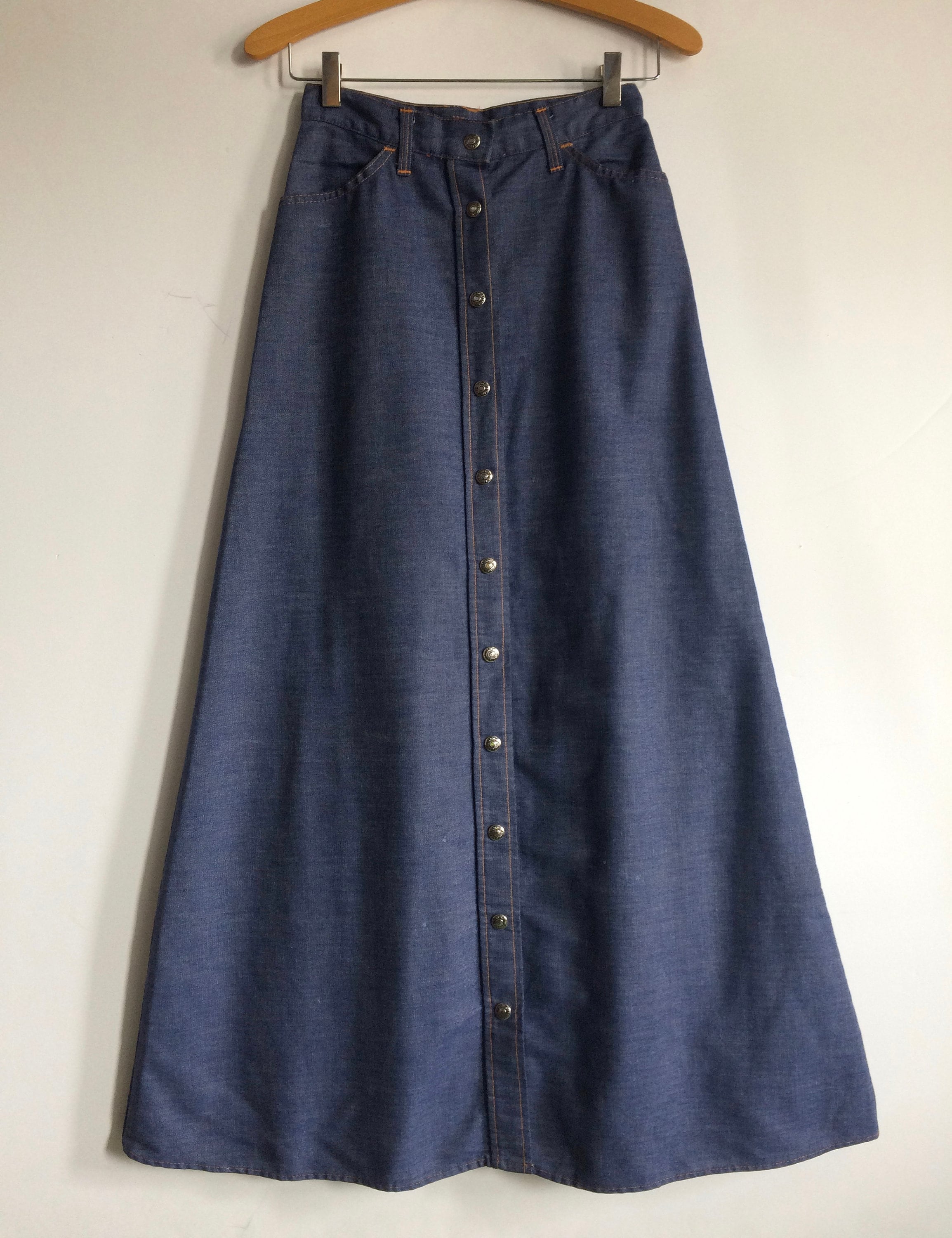 On This Sweet Day Button Down Denim Maxi Dress - 5 Colors