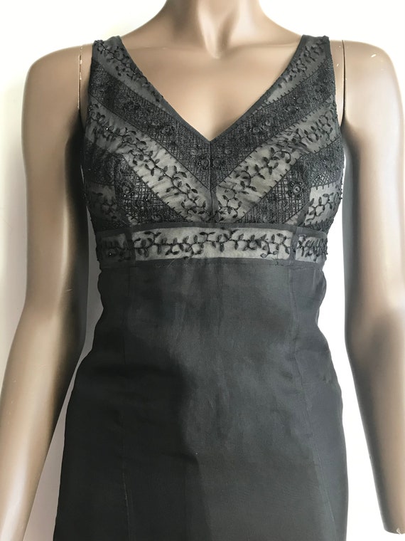 Ann Taylor Black Slip Dress - image 6