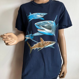 80s Shark T Shirt image 4