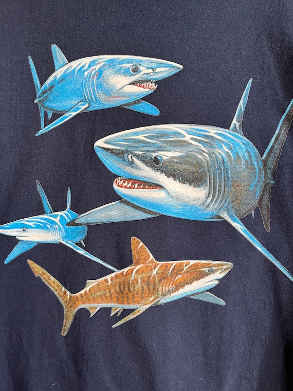 80s Shark T Shirt - image 5