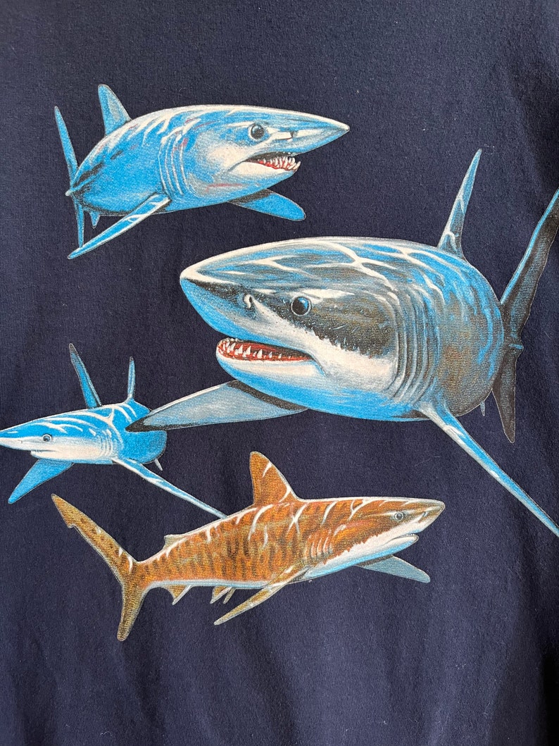 80s Shark T Shirt image 5