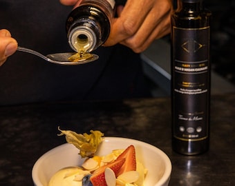 Moroccan Agadir Culinary Argan Oil  Edible Organic Cold Pressed Gourmet Cooking Ingredient زيت الأركان أكل بيو البكر الممتازة