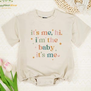 It&#39;s Me Hi I&#39;m The Baby It&#39;s Me Baby Romper, Cute Song Lyric Baby Romper, Baby Music Bodysuit, Concert Baby Outfits, Trendy Baby Clothes