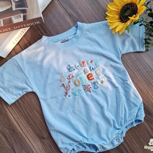 Embroidered It's Fun to Be One Matching Family Tee, Fun 1st Birthday Family Birthday Shirt, One Year Old Gift, Fun Themed Birthday Outfit image 6