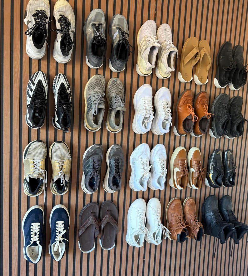 Organized Shoes Floating Display Wall Hanger Holder (40X) - Etsy UK