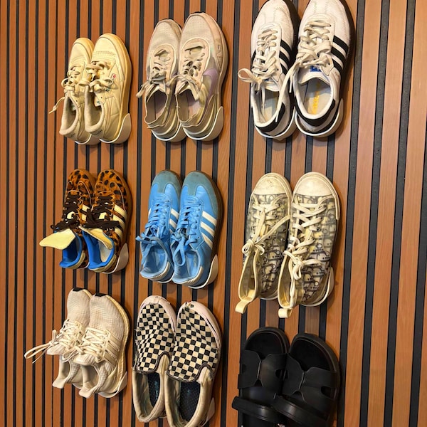 Organized Shoes Floating Display Wall Hanger Holder (20X)