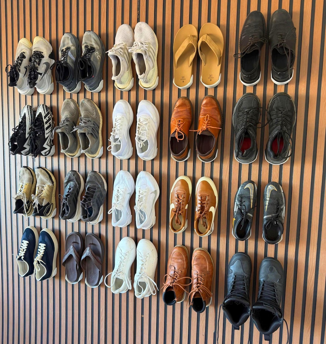 Organized Shoes Floating Display Wall Hanger Holder (40X) - Etsy UK