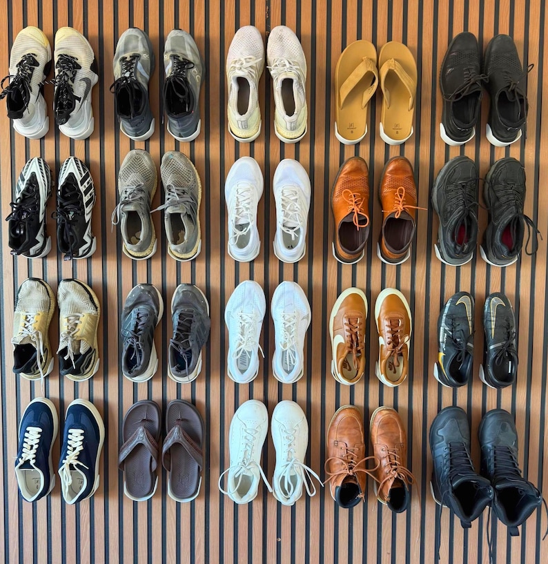 Organized Shoes Floating Display Wall Hanger Holder (40X) - Etsy UK