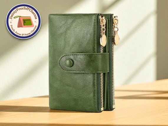 PU Leather Wallet | Three Layer, Double Zipped Coin Purse