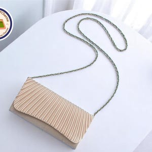 Mini Chain Shoulder Handbag for Women | Flip Closure Sling Purse | Evening Wedding Party Tote | Small Crossbody Accessory