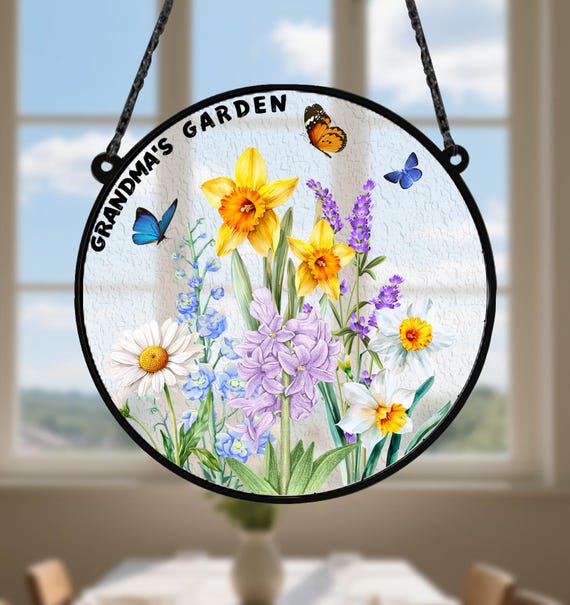 Attrape-soleil En Verre Teinté à Suspendre De 25,4 Cm Pour Fenêtre