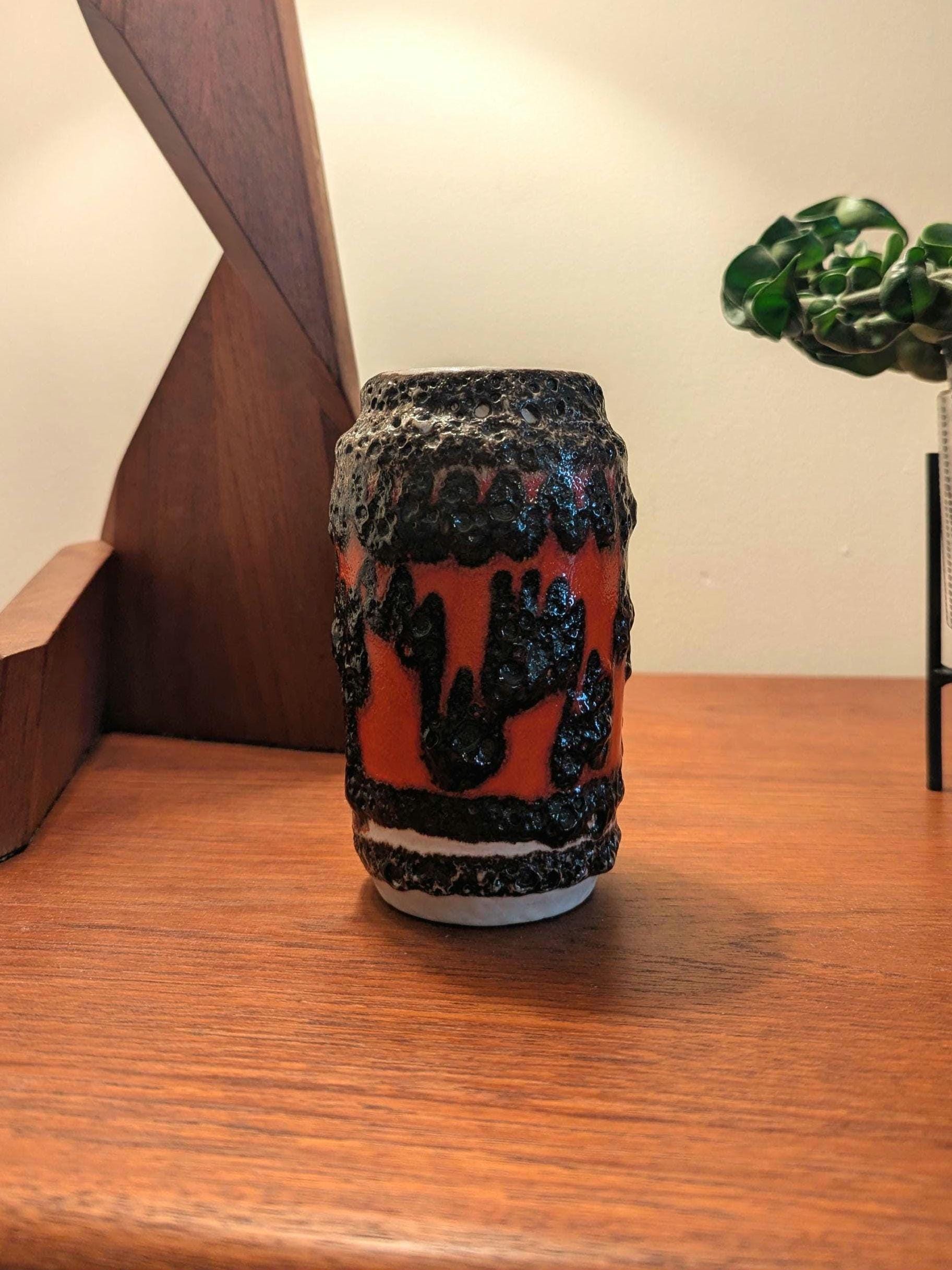 U-keramik fat lava ファットラバ ミッドセンチュリー 花瓶 ヴィンテージ 西ドイツ製 Bay Keramik 花瓶