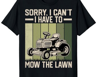 Lawn Mower T-Shirt, Gift for Dad, I'm a Lawn Mower Grandpa, Grass Cutter Shirt, Landscaper Tee, Father's Day Gift