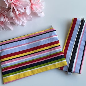 Journaling Planner Pencil Case - 2 different styles : Stripe