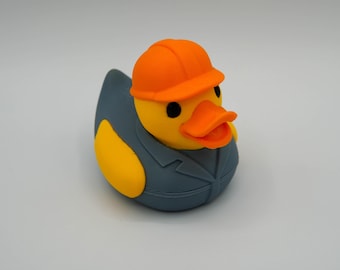 Electrician Duck Figurine: Trades Dashboard Ducking Gift, 3D Printed Garage or Desk Decor