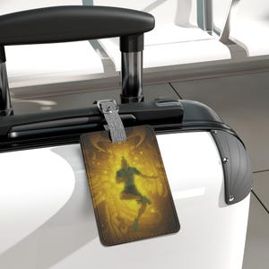 Netero Luggage Tag | Hunter x Hunter Fan Art Bag Tag | Anime Travel Accessory | Otaku Suitcase Tag | Anime Gift for Traveler