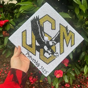 Rhinestone Graduation Cap - Etsy