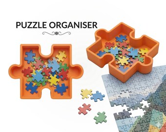 Jigsaw Puzzle Tray Sorting Pieces Container System Organisation Solution Stackable Holder Deep Sorter Large Capacity Hobby Accessory Shaped