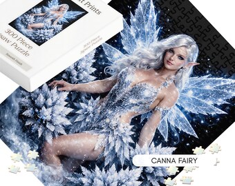 Fairy Puzzle 300 Piece Jigsaw Fantasy Art Mystical Gift Stoner Enthusiast Marijuana Themed Weed Activity Adult Relaxation Home Entertainment
