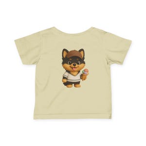 Cute Cartoon Dog Infant Tee, Adorable Toddler Shirt, Funny Pet Tee, Baby Animal Top, Gift for Kids