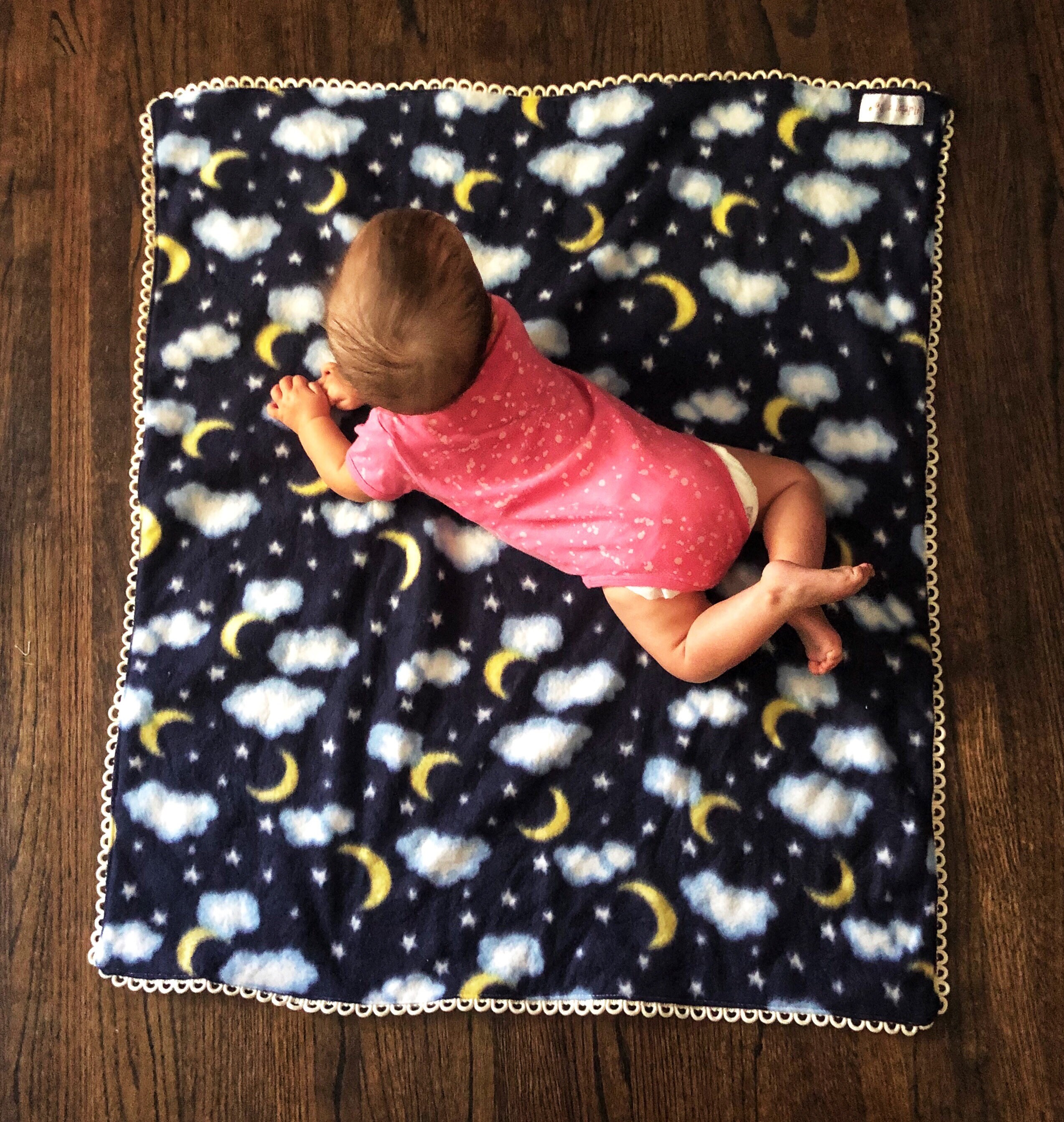 Baby Blanket Stars and Moon Etsy