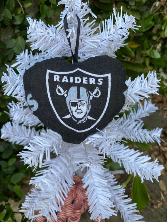 Raiders Inspired Christmas Ornament/nfl Ornaments/las Vegas 
