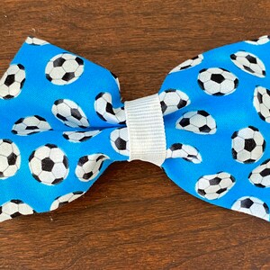 Hair Bow Soccer Clip